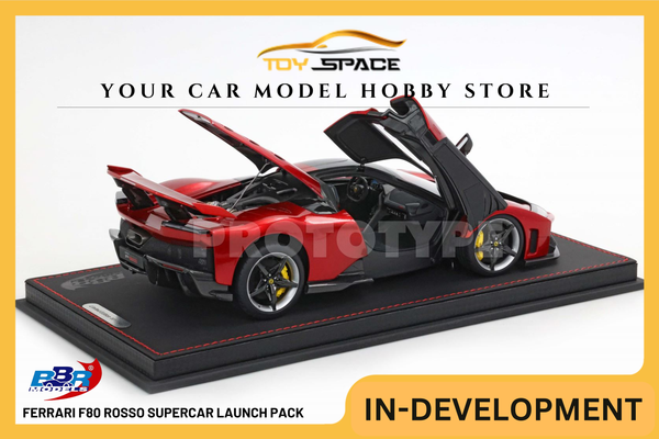 [BBR MODELS] 1:18 Ferrari F80 Rosso Supercar Launch Pack