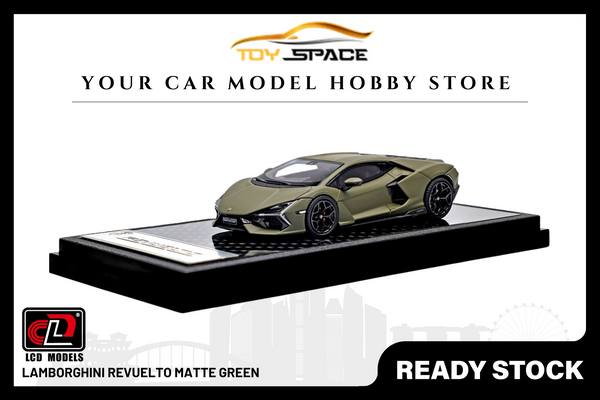 [LCD] 1:64 Lamborghini Revuelto Matte Green
