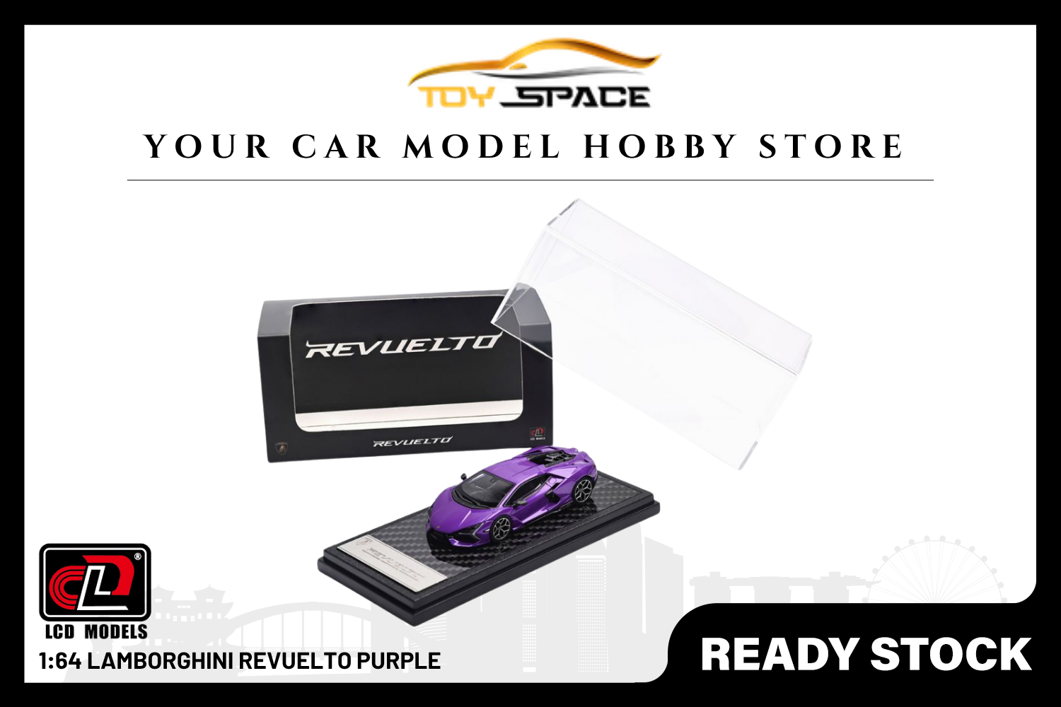 [LCD] 1:64 Lamborghini Revuelto Purple