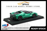 [BBR MODELS] 1:18 Ferrari 296 Speciale Showcar Verde Nurburgring With Livery
