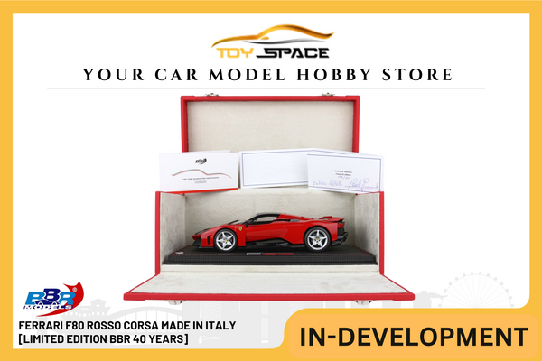 [BBR MODELS] 1:18 Ferrari F80 Rosso Corsa Made In Italy [Limited Edition BBR 40 Years]