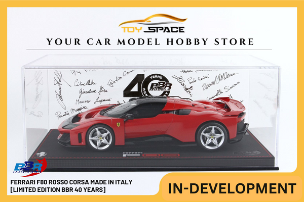 [BBR MODELS] 1:18 Ferrari F80 Rosso Corsa Made In Italy [Limited Edition BBR 40 Years]