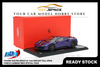 [BBR MODELS] 1:18 Ferrari 488 Pista Viola Al Humaid With Yellow-Black Stripe - Toy Space Diecast Online Store Singapore