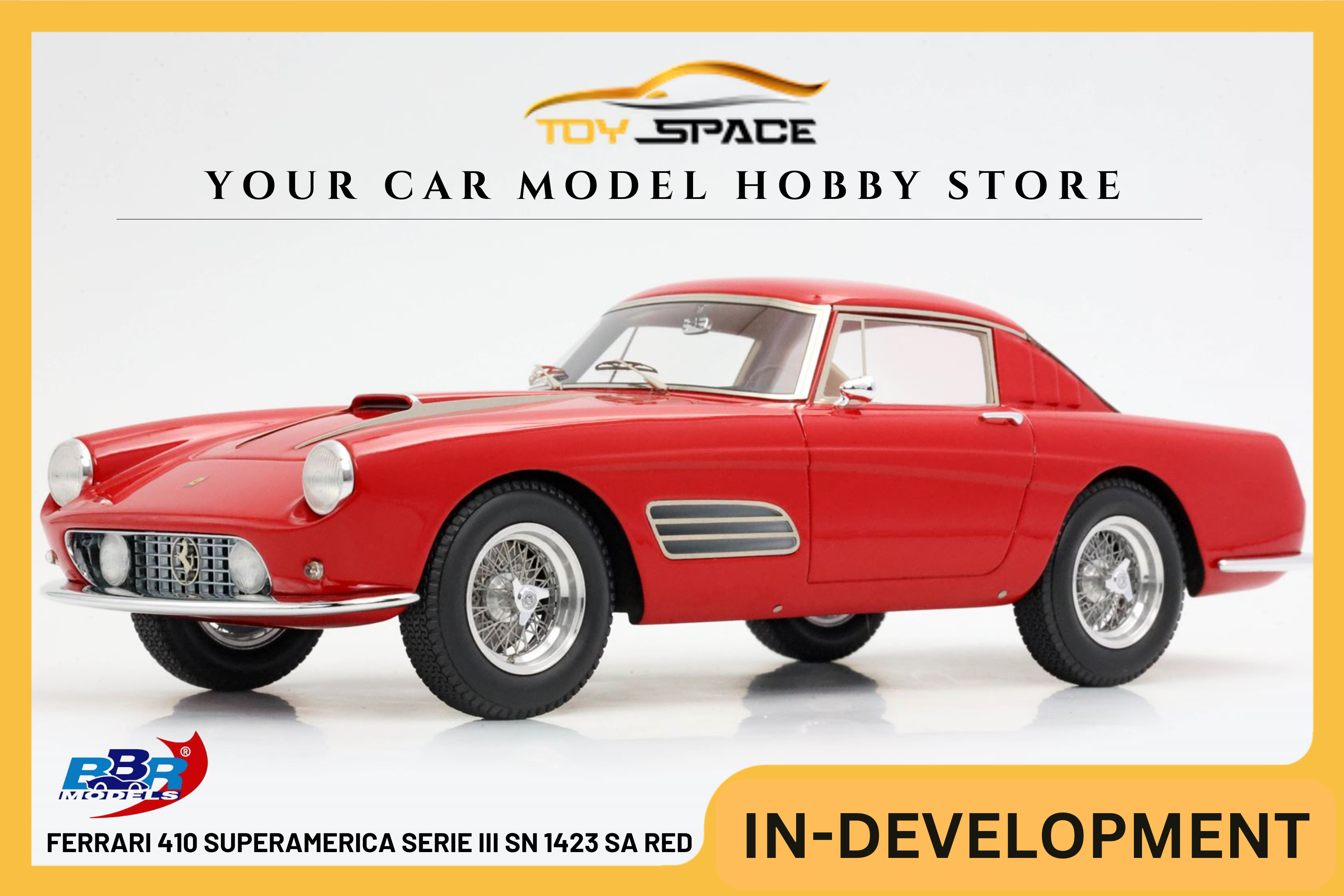 [BBR MODELS] 1:18 Ferrari 410 Superamerica Serie III SN 1423 SA Red
