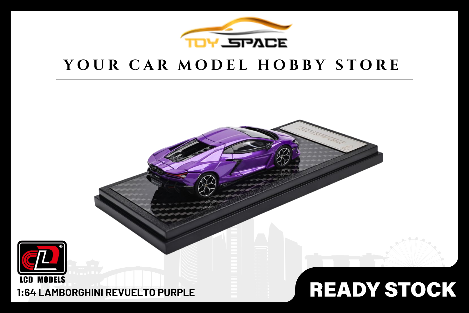 [LCD] 1:64 Lamborghini Revuelto Purple