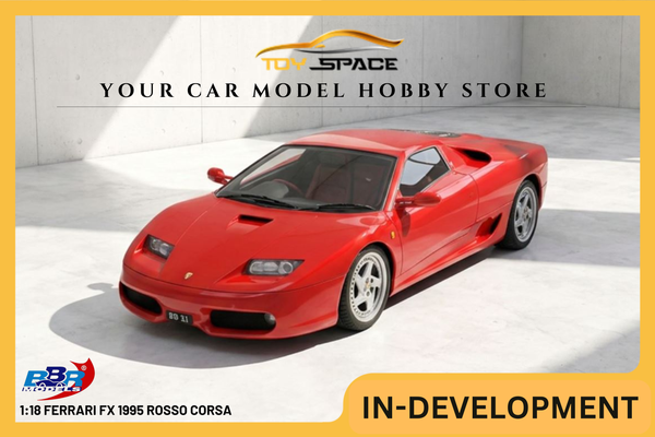 [BBR MODELS] 1:18 Ferrari FX 1995 Rosso Corsa