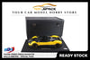 [BBR MODELS] 1:18 Pagani Zonda Cinque Roadster Diecast Geneva Yellow - Special Pack