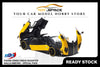 [BBR MODELS] 1:18 Pagani Zonda Cinque Roadster Diecast Geneva Yellow - Special Pack