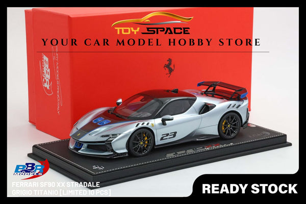 [BBR MODELS] 1/18 Ferrari SF90 XX Stradale Grigio Titanio [Limited 10 pcs]