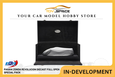 [BBR MODELS] 1:18 Pagani Zonda Revolucion Diecast - Basic Pack - Toy Space Diecast Online Store Singapore