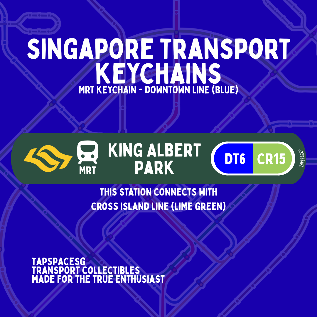 King Albert Park MRT Station Keychain