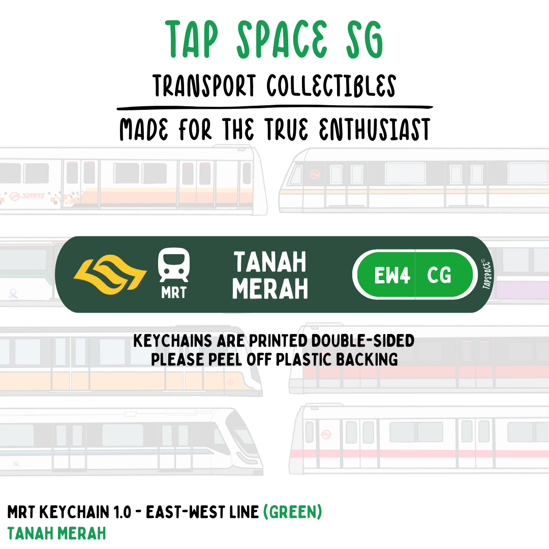 Tanah Merah MRT Station Keychain