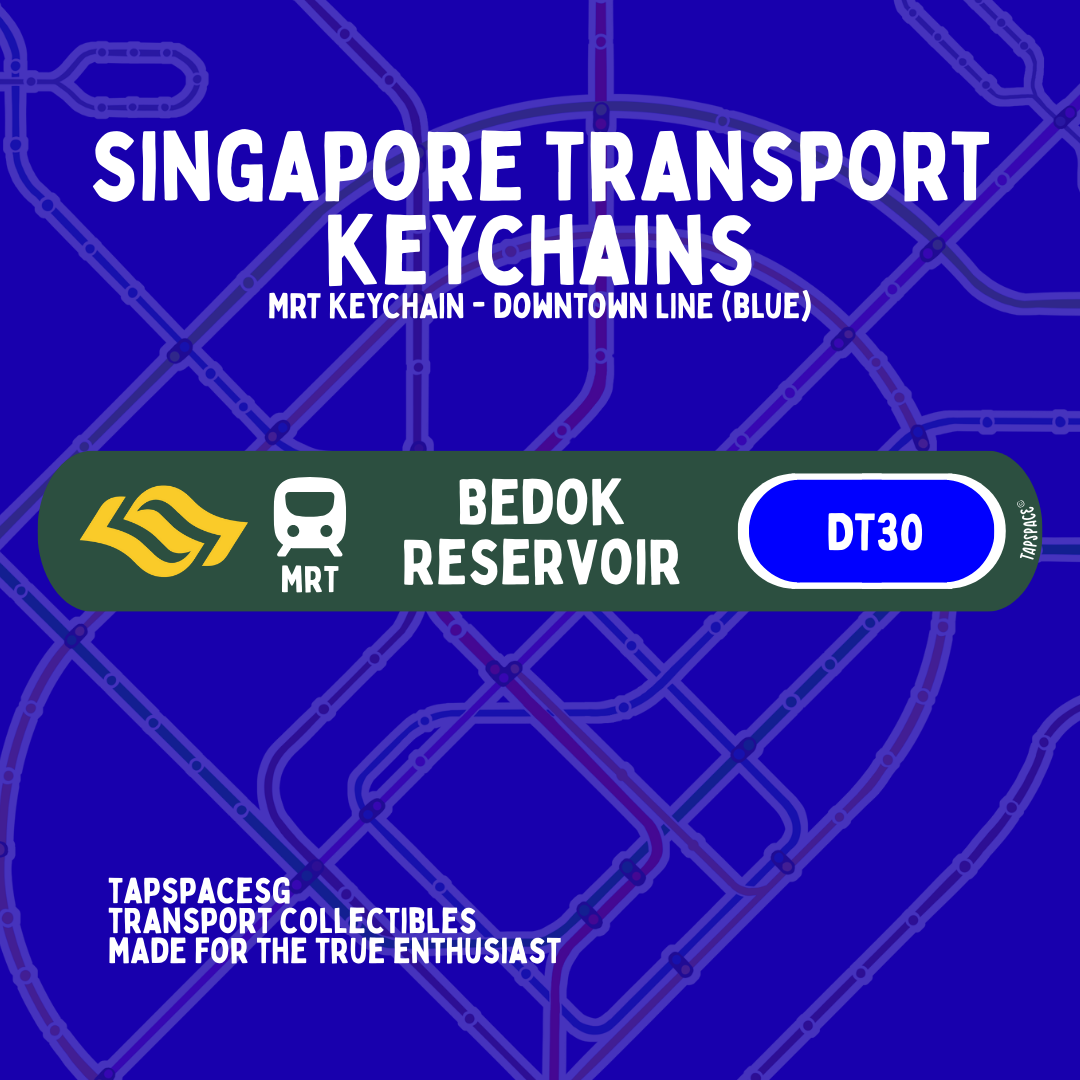 Bedok Reservoir MRT Station Keychain