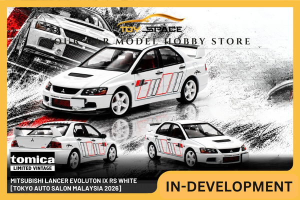 [TOMICA] Mitsubishi Lancer Evoluton IX RS White [Tokyo Auto Salon Malaysia 2026]