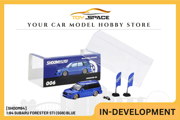 [SHOOM64] 1:64 Subaru Forester STi (SG9) Blue