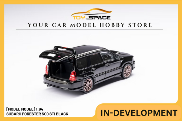 [MODEL MODEL] 1:64 Subaru Forester SG9 STI Black