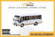 [TOMICA] Toyota Coaster LX White/Beige - Toy Space Diecast Online Store Singapore