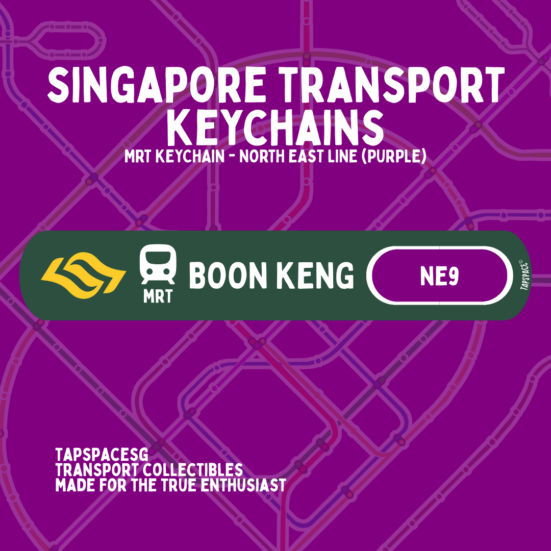 Boon Keng MRT Station Keychain