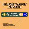 Botanic Gardens MRT Station Keychain