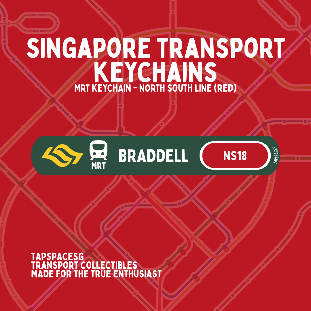Braddell MRT Station Keychain