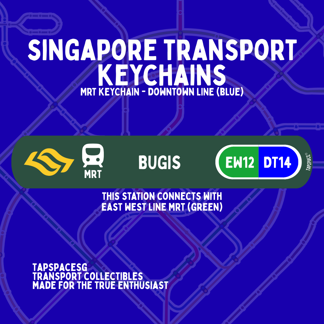 Bugis MRT Station Keychain