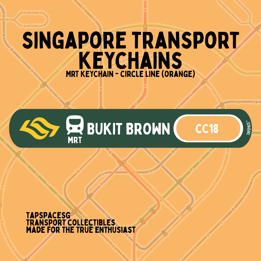 Bukit Brown MRT Station Keychain