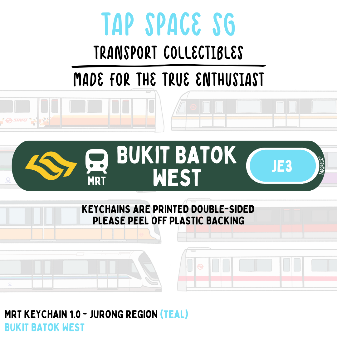 Bukit Batok West MRT Station Keychain