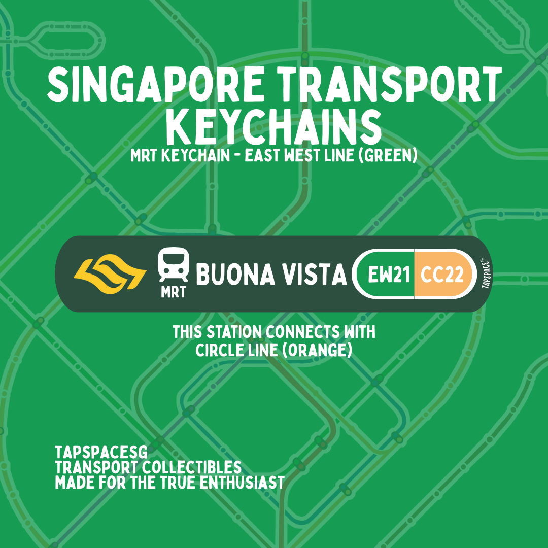 Buona Vista MRT Station Keychain