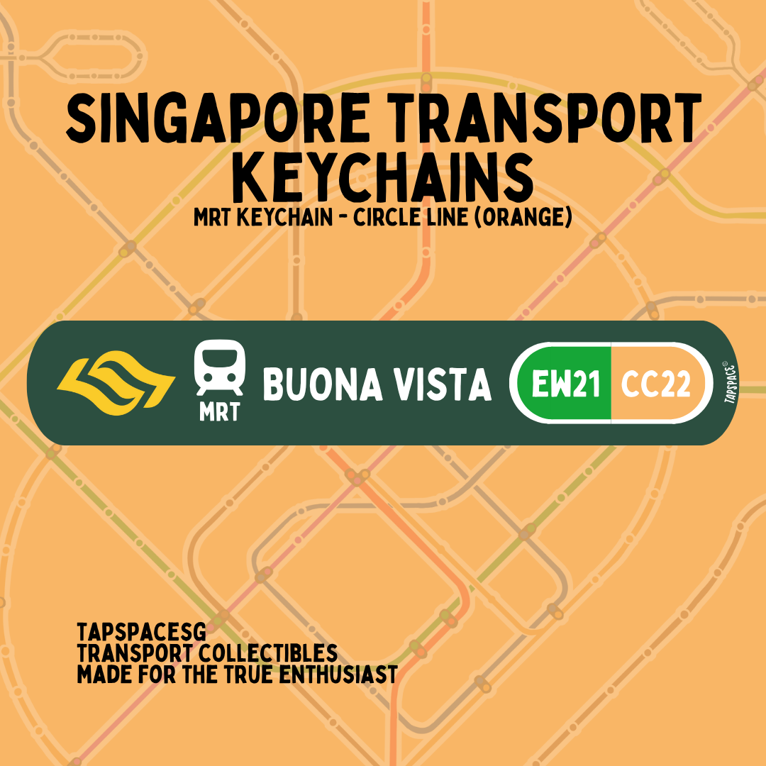 Buona Vista MRT Station Keychain