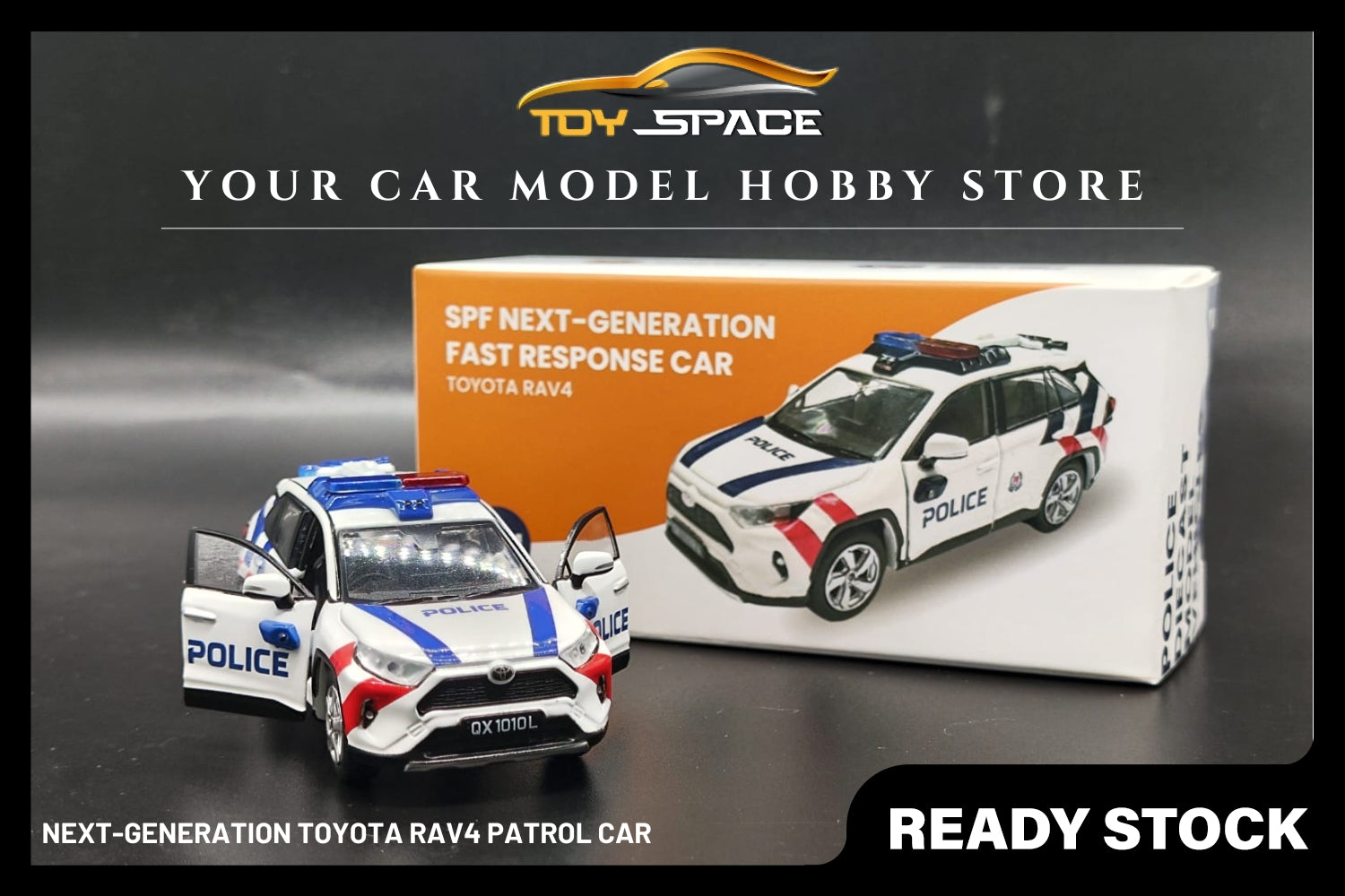 SPF 1:64 Next-Generation Toyota Rav4 Patrol Car