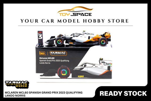 [TARMAC WORKS] 1:64 McLaren MCL60 Spanish Grand Prix 2023 Qualifying Lando Norris - GLOBAL64