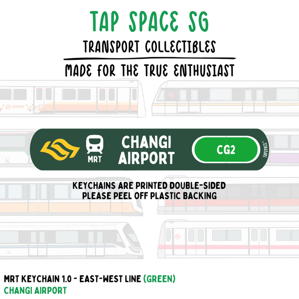 Changi Airport MRT Station Keychain