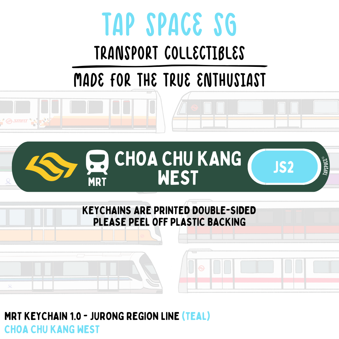 Choa Chu Kang West MRT Station Keychain