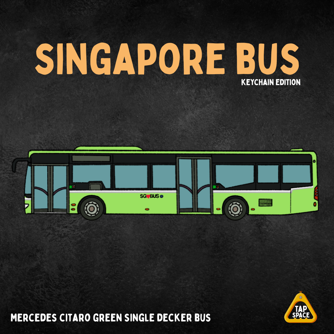 Citaro Green Bus Keychain
