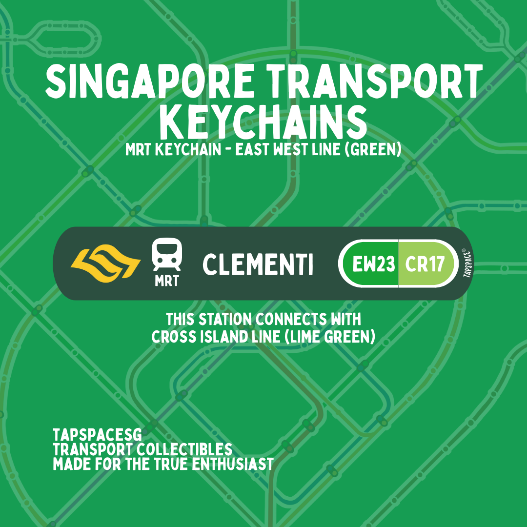 Clementi MRT Station Keychain