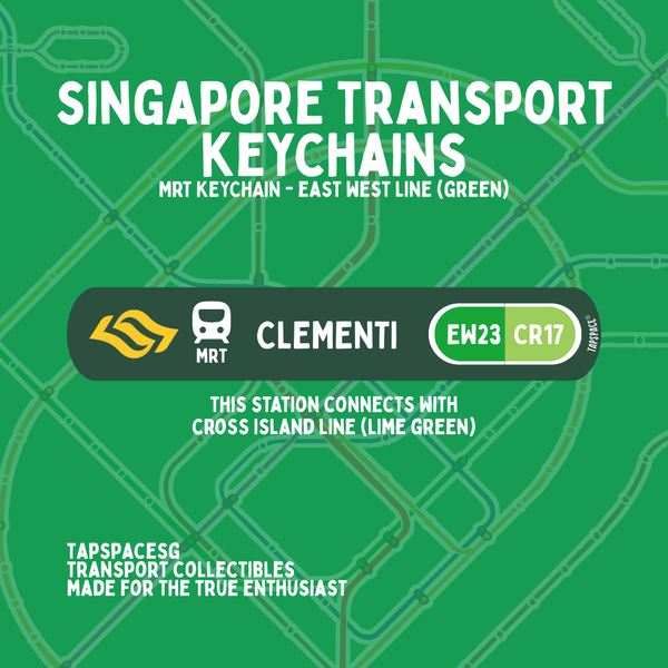 Clementi MRT Station Keychain