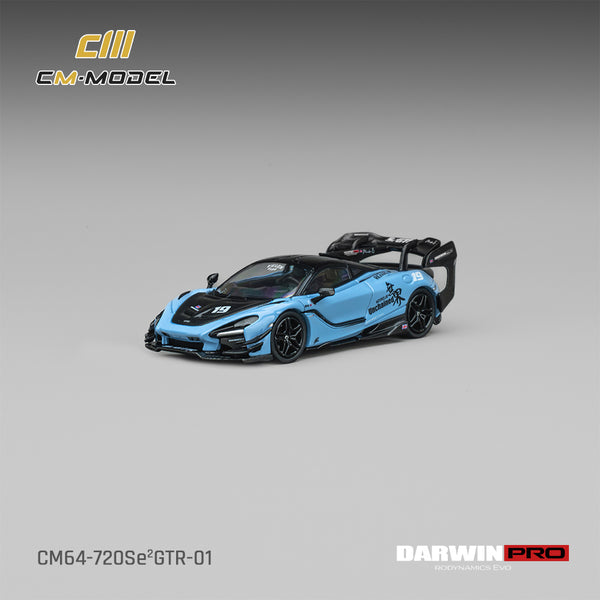 [CM MODEL] 1:64 DarwinPRO 720Se²GTR-01 Unchained Blue