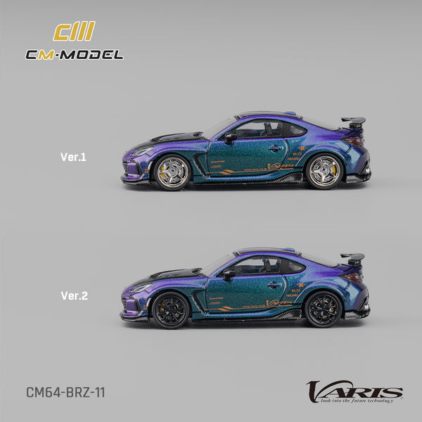 [CM MODEL] 1:64 Subaru BRZ Varis ChromaFlair - Toy Space Diecast Online Store Singapore