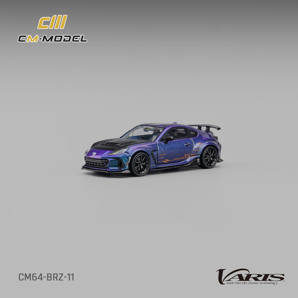 [CM MODEL] 1:64 Subaru BRZ Varis ChromaFlair - Toy Space Diecast Online Store Singapore