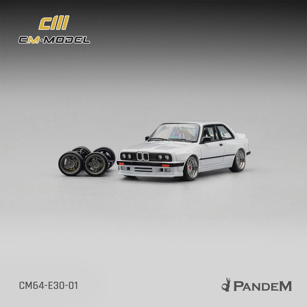 [CM MODEL] 1:64 Pandem M3 E30 Pearl White