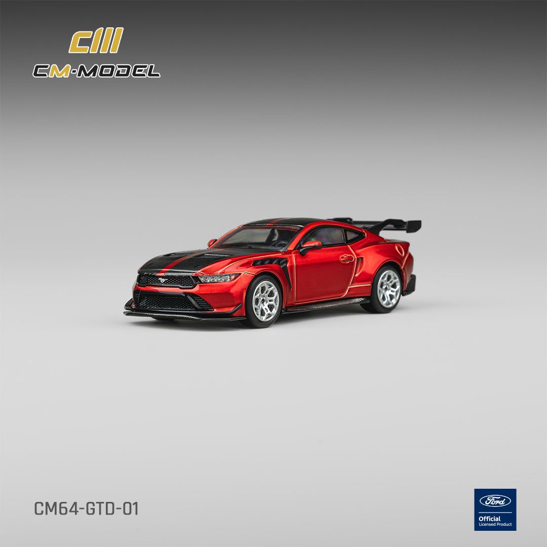 [CM MODEL] 1:64 Ford Mustang GTD Chroma Flame