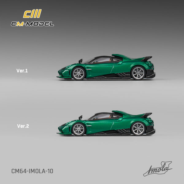 [CM MODEL] 1:64 Pagani Imola Metallic Emerald Green
