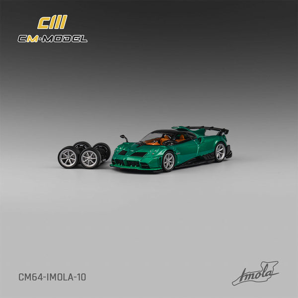 [CM MODEL] 1:64 Pagani Imola Metallic Emerald Green