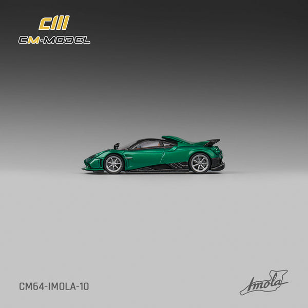 [CM MODEL] 1:64 Pagani Imola Metallic Emerald Green