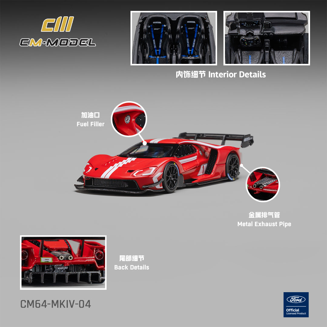 [CM MODEL] 1:64 Ford GT Mk IV Rangoon Red