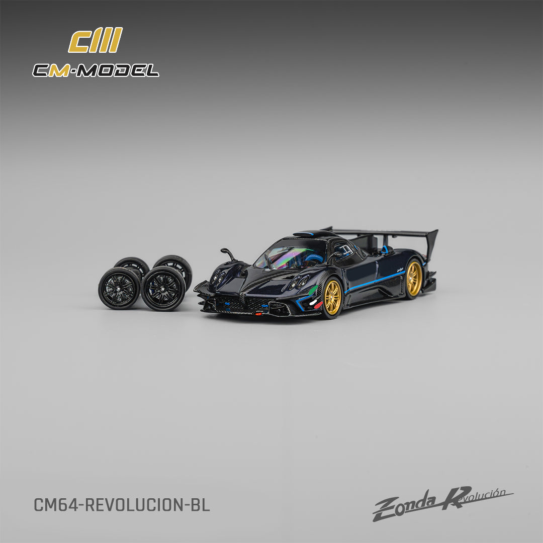 [CM MODEL] 1:64 Pagani Zonda Revlucion Metallic Blue