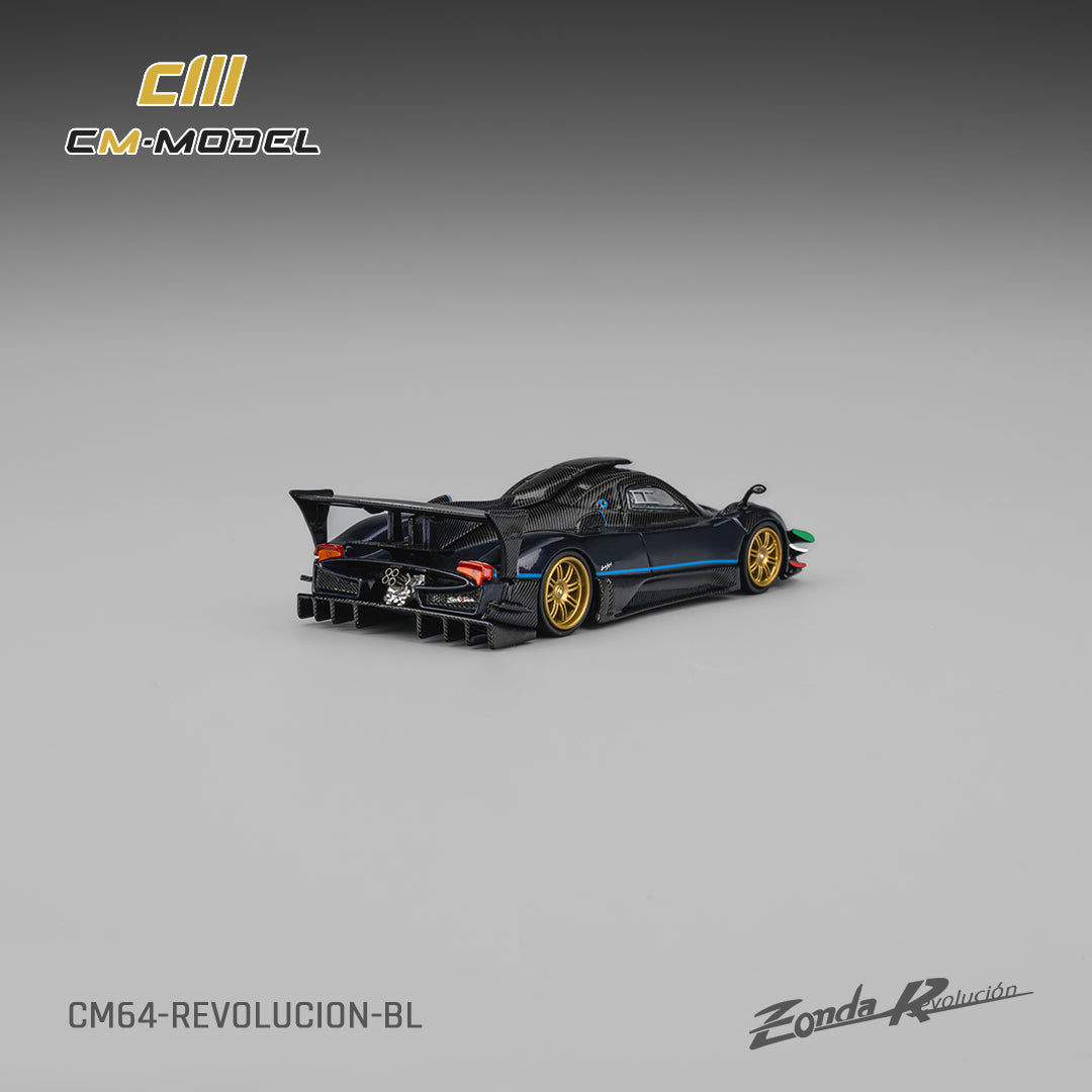 [CM MODEL] 1:64 Pagani Zonda Revlucion Metallic Blue