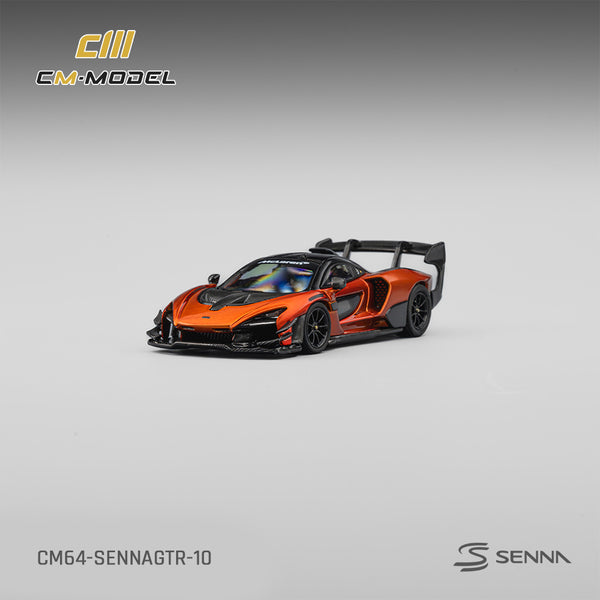 [CM MODEL] 1:64 Mclaren Senna GTR Volcano Orange