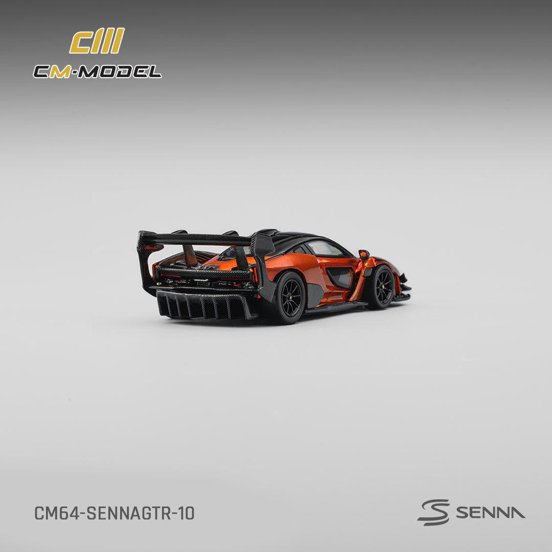 [CM MODEL] 1:64 Mclaren Senna GTR Volcano Orange