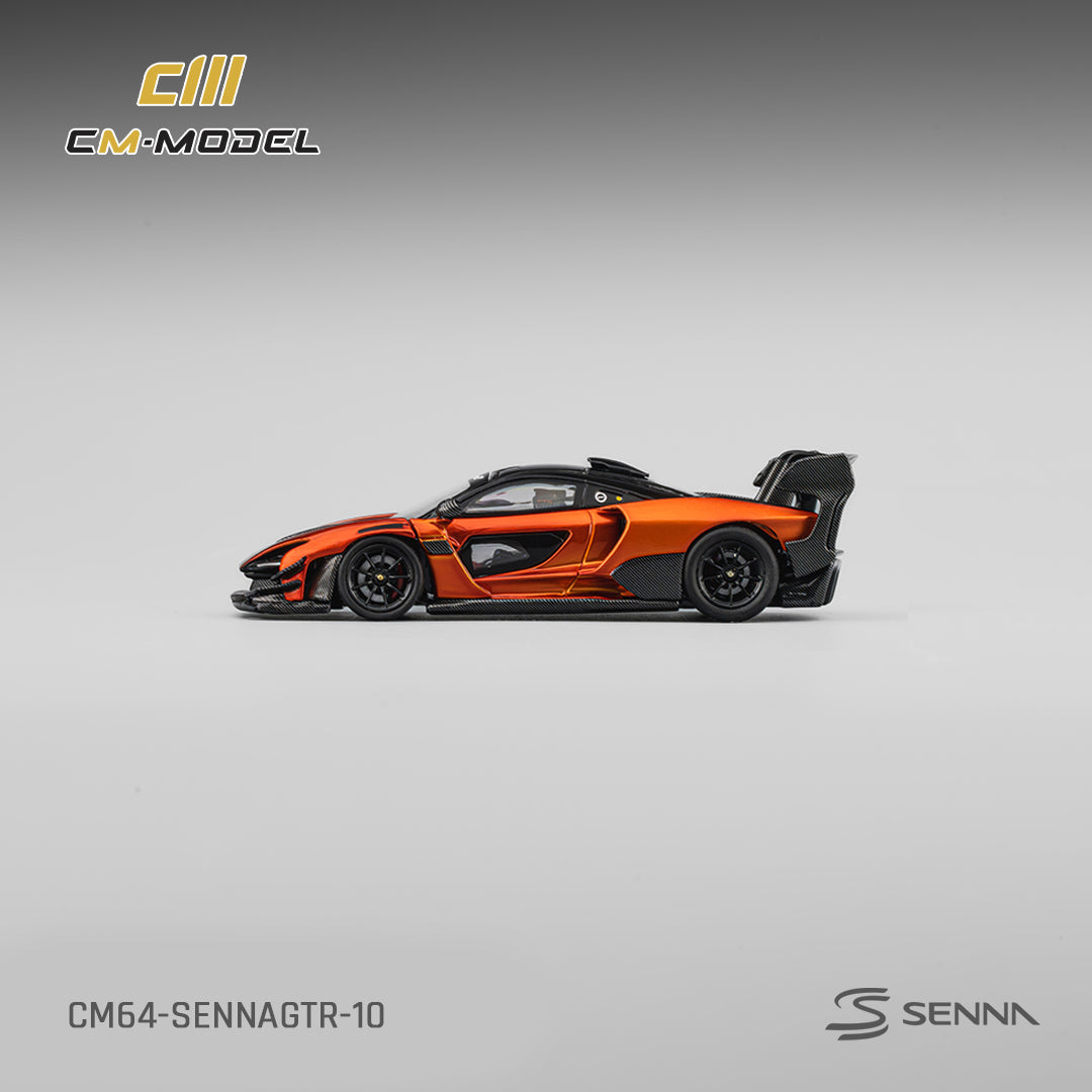 [CM MODEL] 1:64 Mclaren Senna GTR Volcano Orange